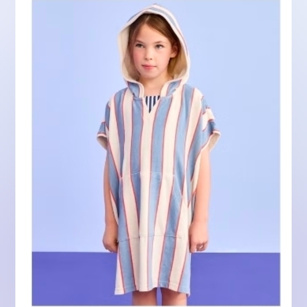 Oversized Loop Terry Hoodie Cover Up